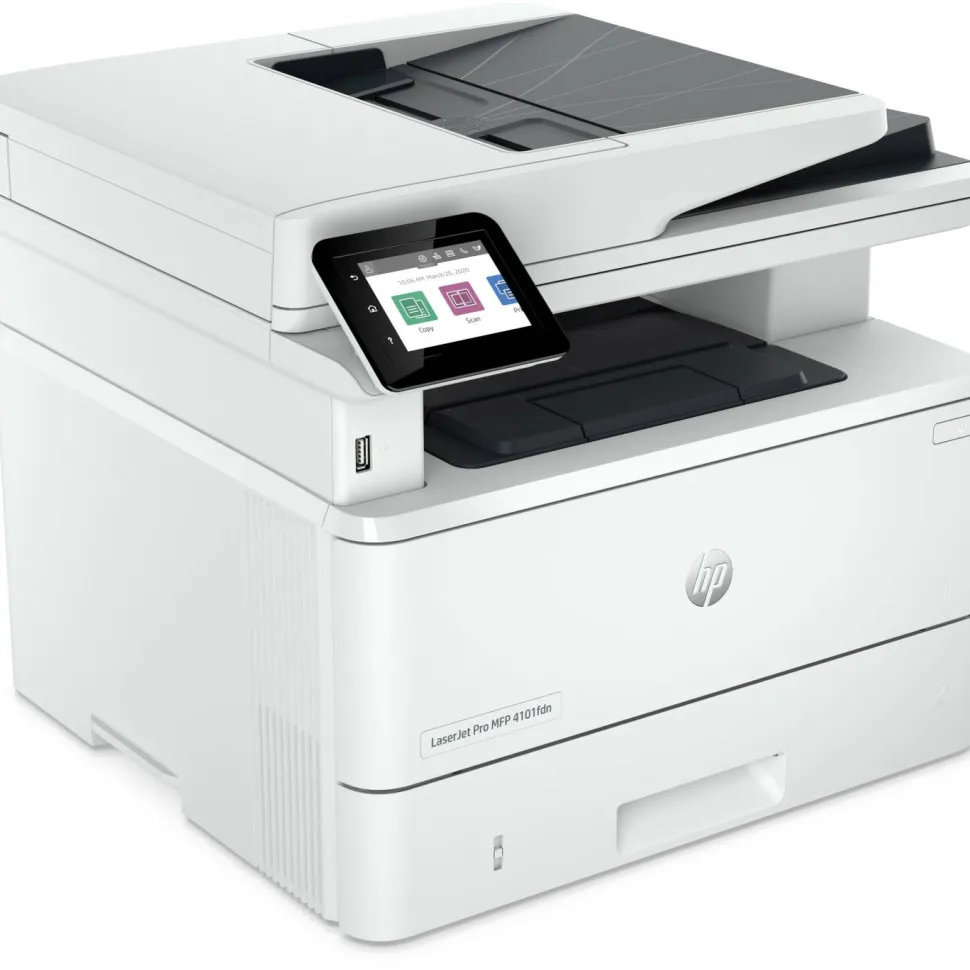 HP LaserJet Pro MFP 4101fdn Multifunction Laser Printer, Copy/Fax/Print/Scan