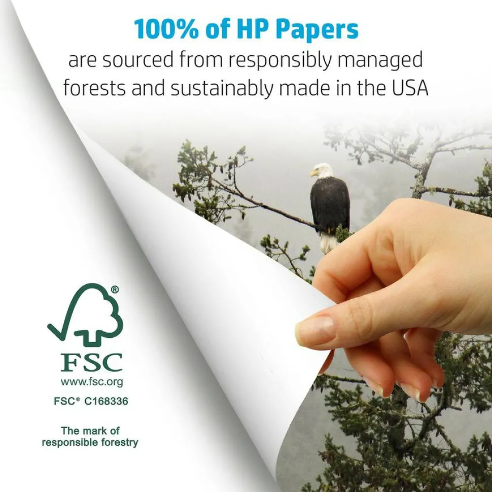 HP Office Multi-Use Printer & Copy Paper, White, Letter (8.5" x 11"), 5000 Sheets Per Case, 20 Lb, 92 Brightness