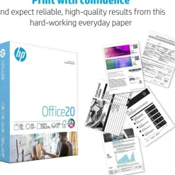 HP Office Multi-Use Printer & Copy Paper, White, Letter (8.5