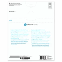 HP Premium Plus Photo Paper for Inkjet Printers, Soft Gloss, Letter Size (8 1/2