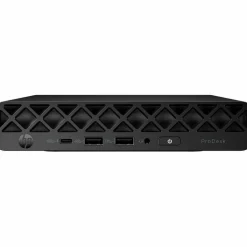 HP ProDesk 4 G1i Desktop Computer - Intel Core Ultra 7 265T - vPro Technology - 16 GB - 256 GB PCI Express NVMe SSD - Mini PC - Jack Black