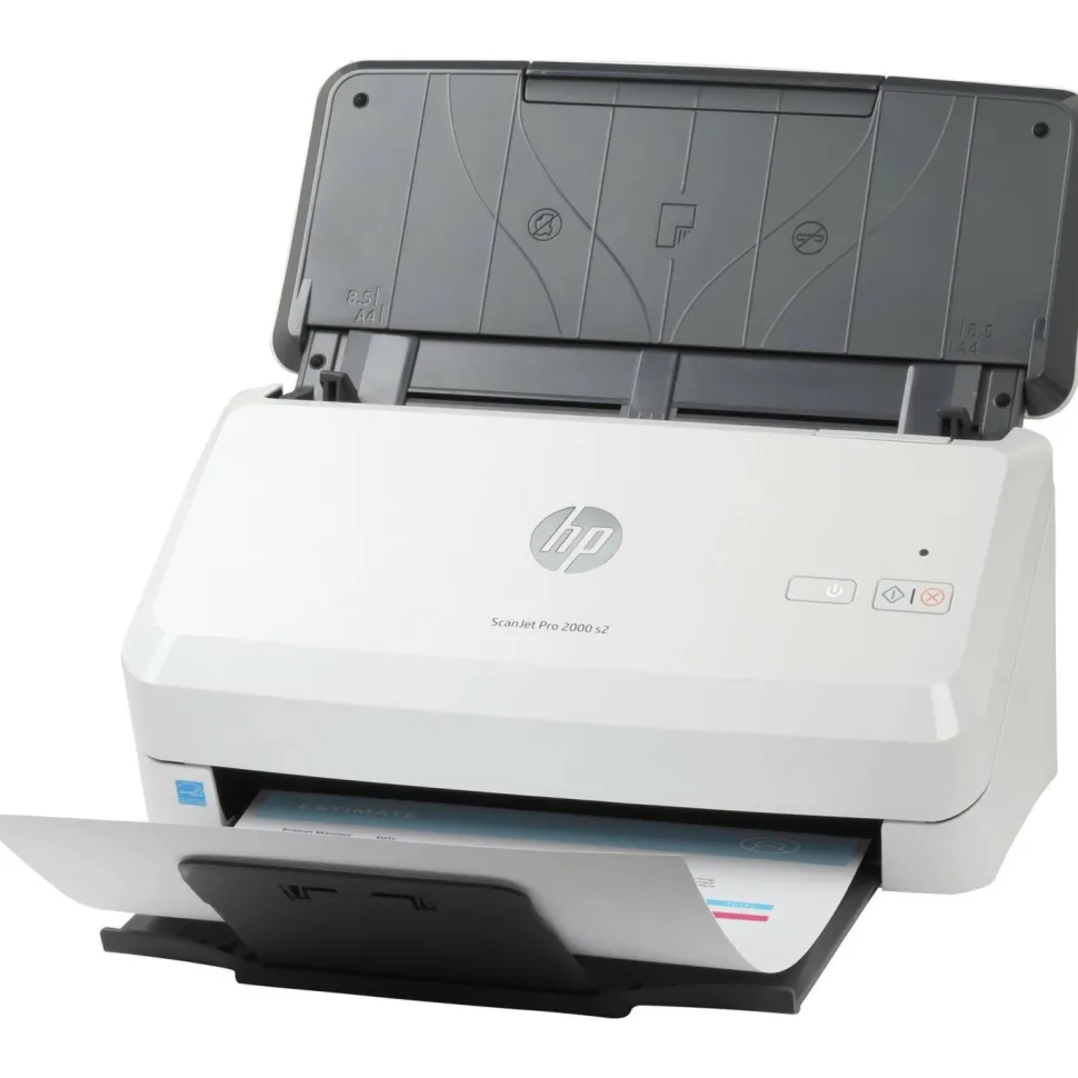 HP ScanJet Pro 2000 s2 Sheet-Feed Scanner, 600 dpi Optical Resolution, 50-Sheet Duplex Auto Document Feeder