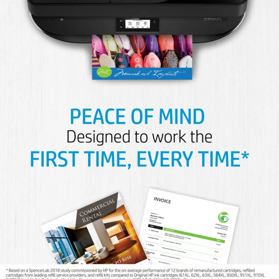 HP 902XL Black/902 Cyan; Magenta; Yellow High-Yield Ink Cartridges, Pack Of 4, T0A39AN