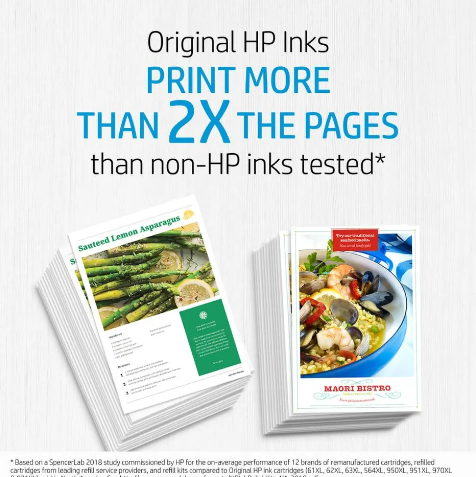 HP 902XL Black/902 Cyan; Magenta; Yellow High-Yield Ink Cartridges, Pack Of 4, T0A39AN