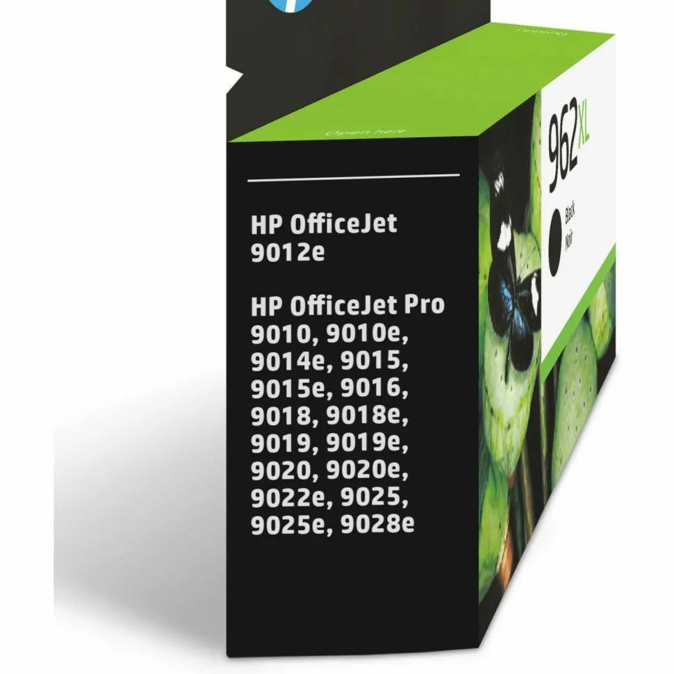 HP 962XL Black High-Yield Ink Cartridge, 3JA03AN