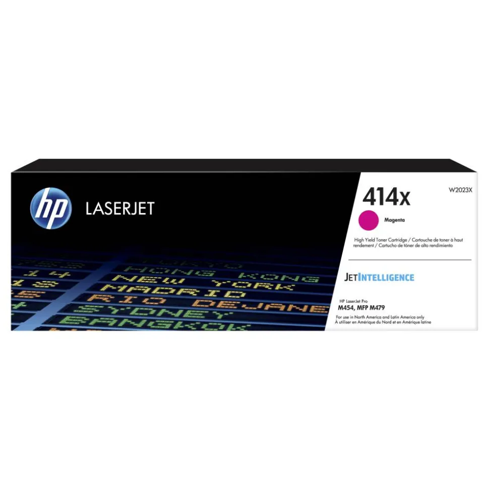 HP 414X Magenta High Yield Toner Cartridge, W2023X