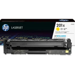 HP 201X Yellow High Yield Toner Cartridge, CF402X