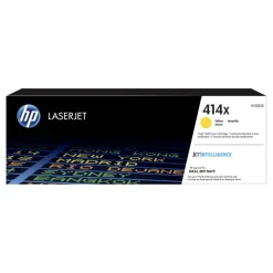 HP 414X Yellow High Yield Toner Cartridge, W2022X