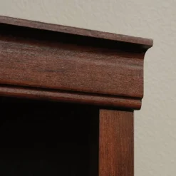 72"H 5-Shelf Bookcase, Mulled Cherry