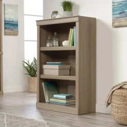 45"H 3-Shelf Bookcase, Spring Oak