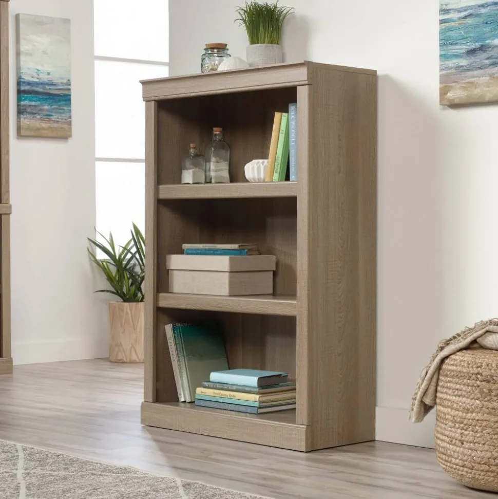 45"H 3-Shelf Bookcase, Spring Oak