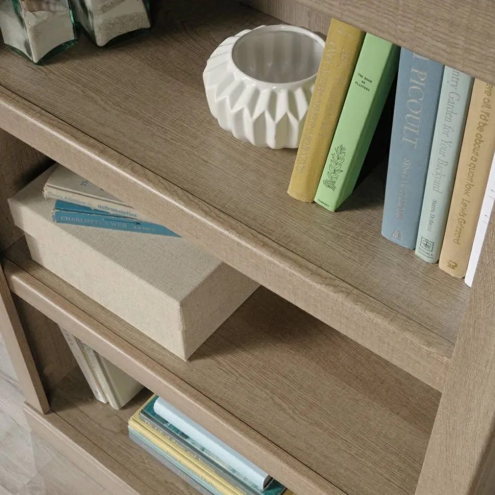 45"H 3-Shelf Bookcase, Spring Oak