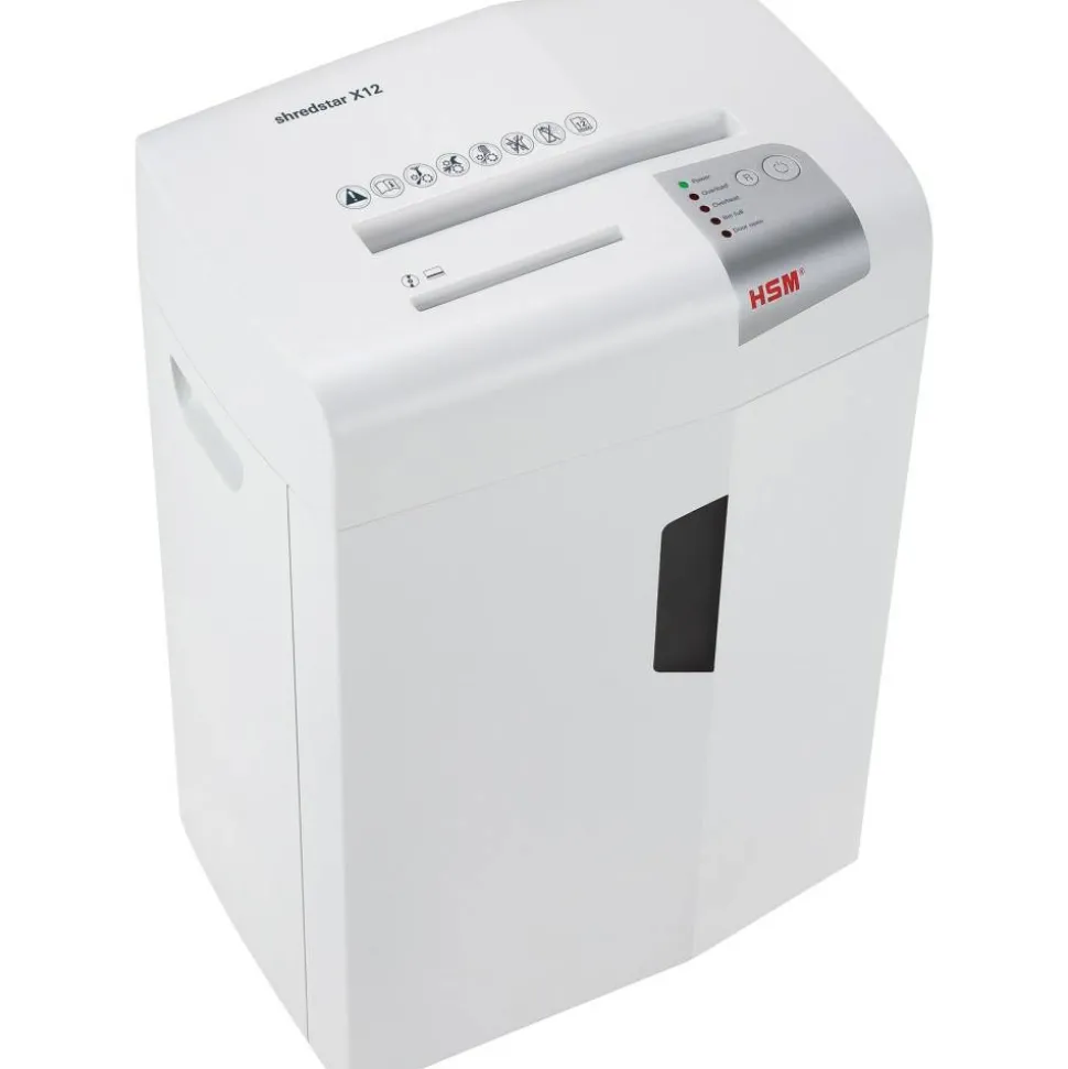 HSM shredstar 12 Sheet Cross-Cut Shredder, X12