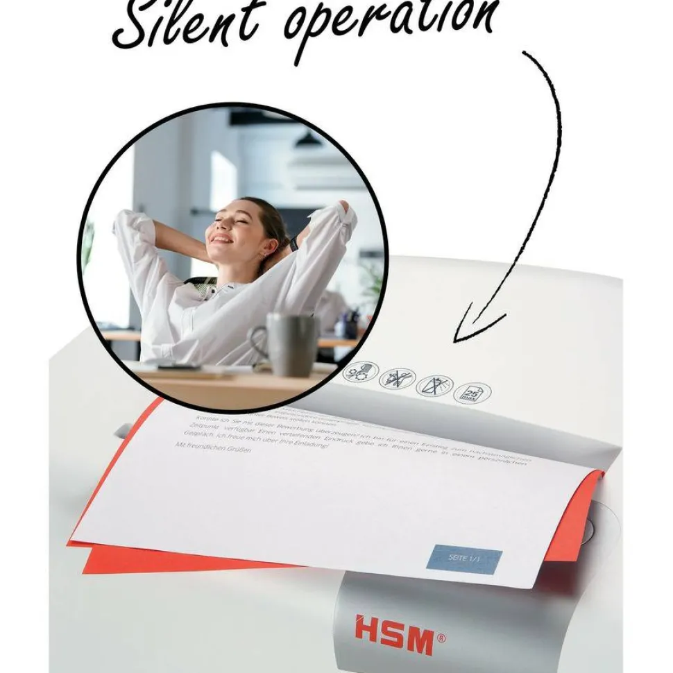 HSM shredstar S25 Strip Cut Shredder