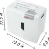 HSM shredstar X5 5 Sheet Cross-Cut Shredder, HSM1043W