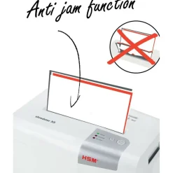 HSM shredstar X5 5 Sheet Cross-Cut Shredder, HSM1043W