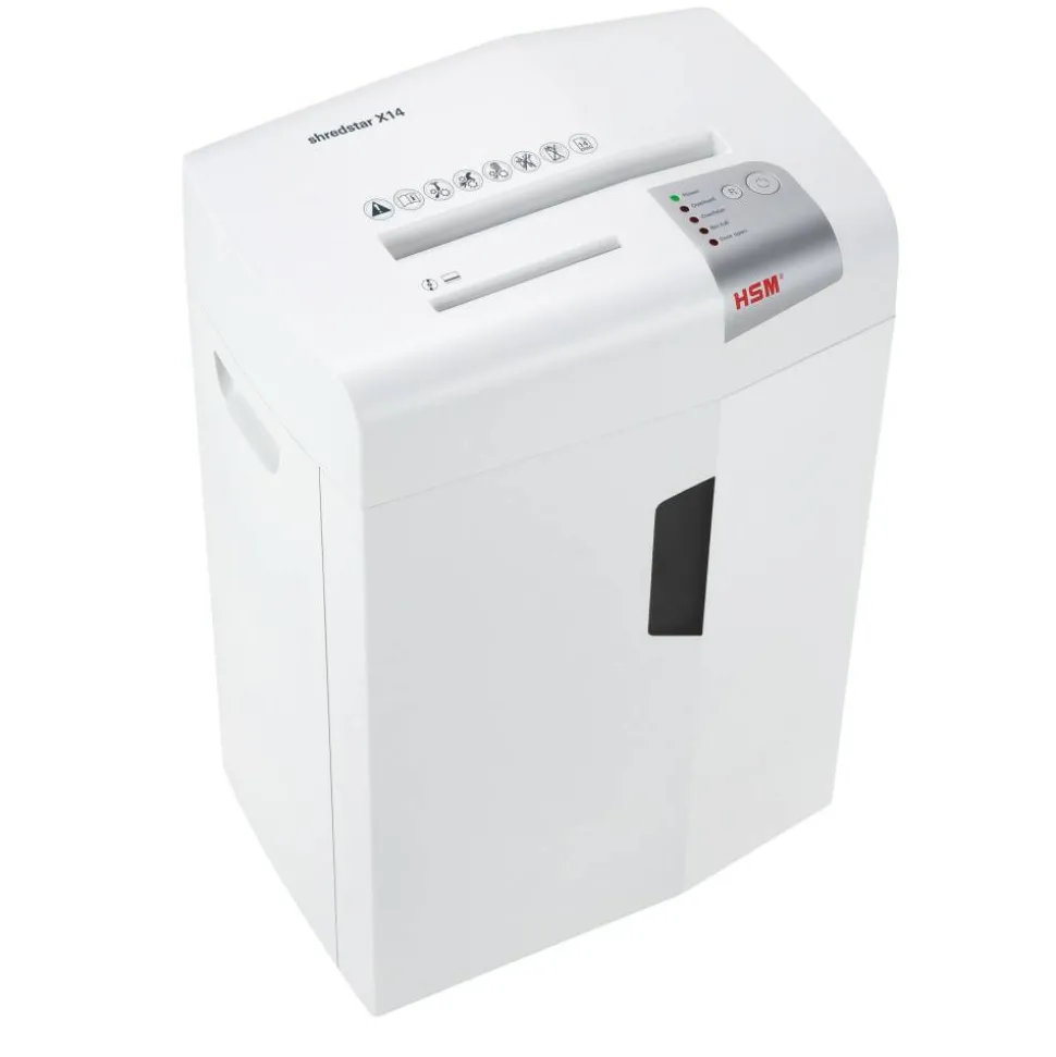 HSM shredstar X14 14 Sheet Cross-Cut Shredder, HSM1057W