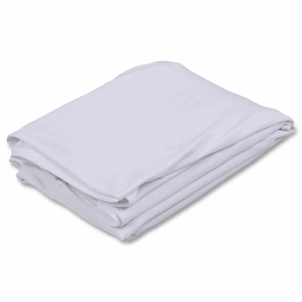 Iceberg Stretch Fabric Table Cloth, 72" x 30", White