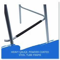 Iceberg CaféWorks Bistro Stool, Graphite/Silver