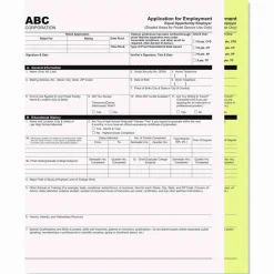 Iconex Digital Carbonless Paper, 2-Part, 8.5 x 11, White/Canary, 2, 500/Carton