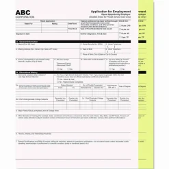 Iconex Digital Carbonless Paper, 2-Part, 8.5 x 11, White/Canary, 1, 250/Carton