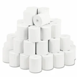 Iconex Direct Thermal Printing Thermal Paper Rolls, 3.13" x 230 ft, White, 50/Carton