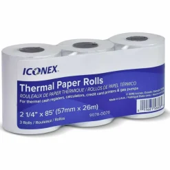 Iconex Direct Thermal Printing Thermal Paper Rolls, 2.25