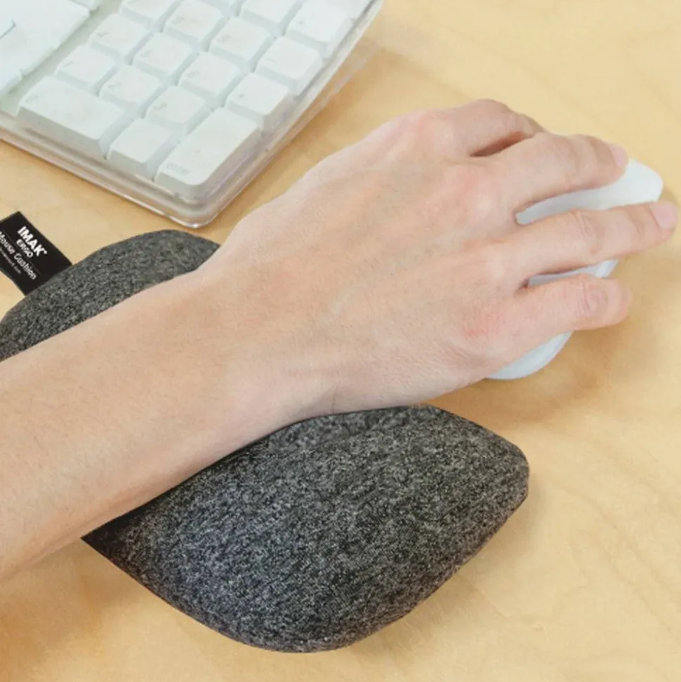 IMAK ergoBeads Mouse Support, 5.75", Gray