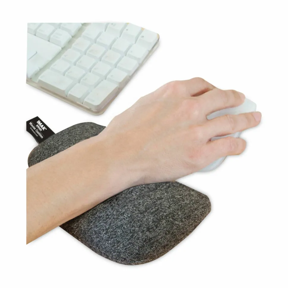 IMAK ergoBeads Mouse Support, 5.75", Gray