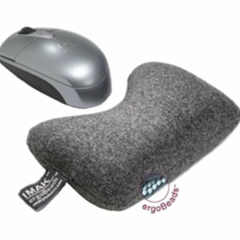 IMAK ergoBeads Mouse Support, 5.75", Gray