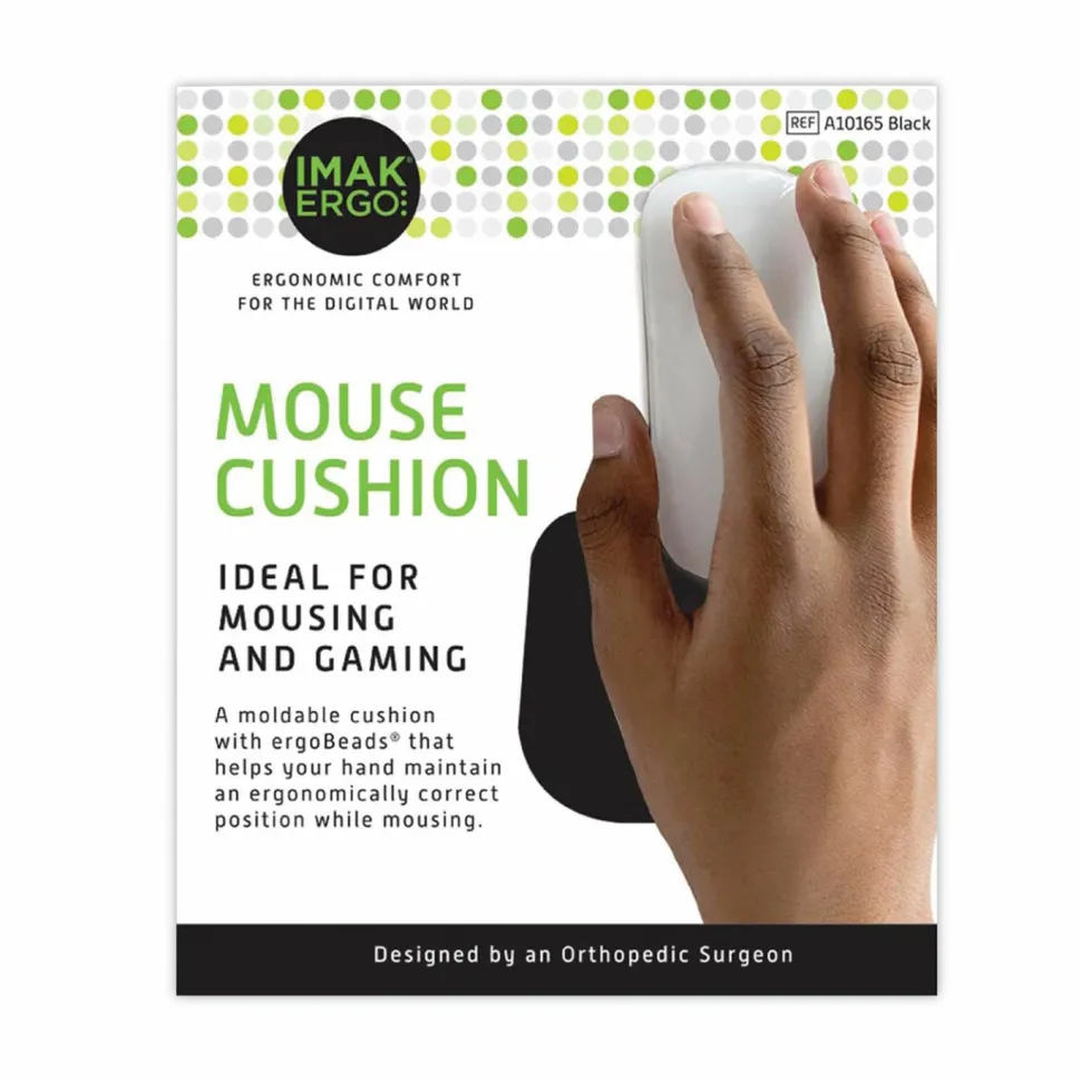 IMAK ergoBeads Mouse Support, 5.75", Black