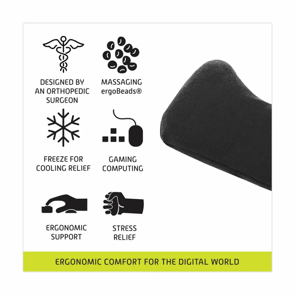 IMAK ergoBeads Mouse Support, 5.75", Black