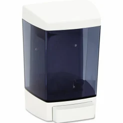 Impact Clearvu ClearVu Plastic Soap Dispenser, 46 oz, 5.5 x 4.25 x 8.5, White