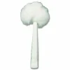 Impact Deluxe Toilet Bowl Mop, 10" Handle, 4.5" Mop Head, White, 25/Carton