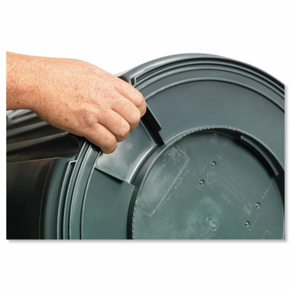 Impact Gator Gator Plus Container, 44 gal, Plastic, Gray