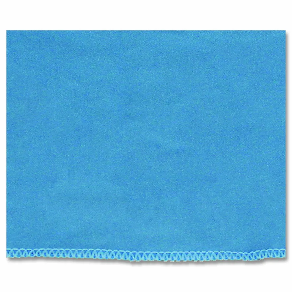 Impact Lightweight Microfiber Cloths, 16 x 16, Blue, 12/Pack, 18 Packs/Carton