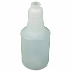 Impact Plastic Bottles with Graduations, 24 oz, Clear, 24/Carton