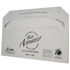 Impact Rest Assured Toilet Seat Covers, 100% Recycled, White, 20 packs of 250 Covers