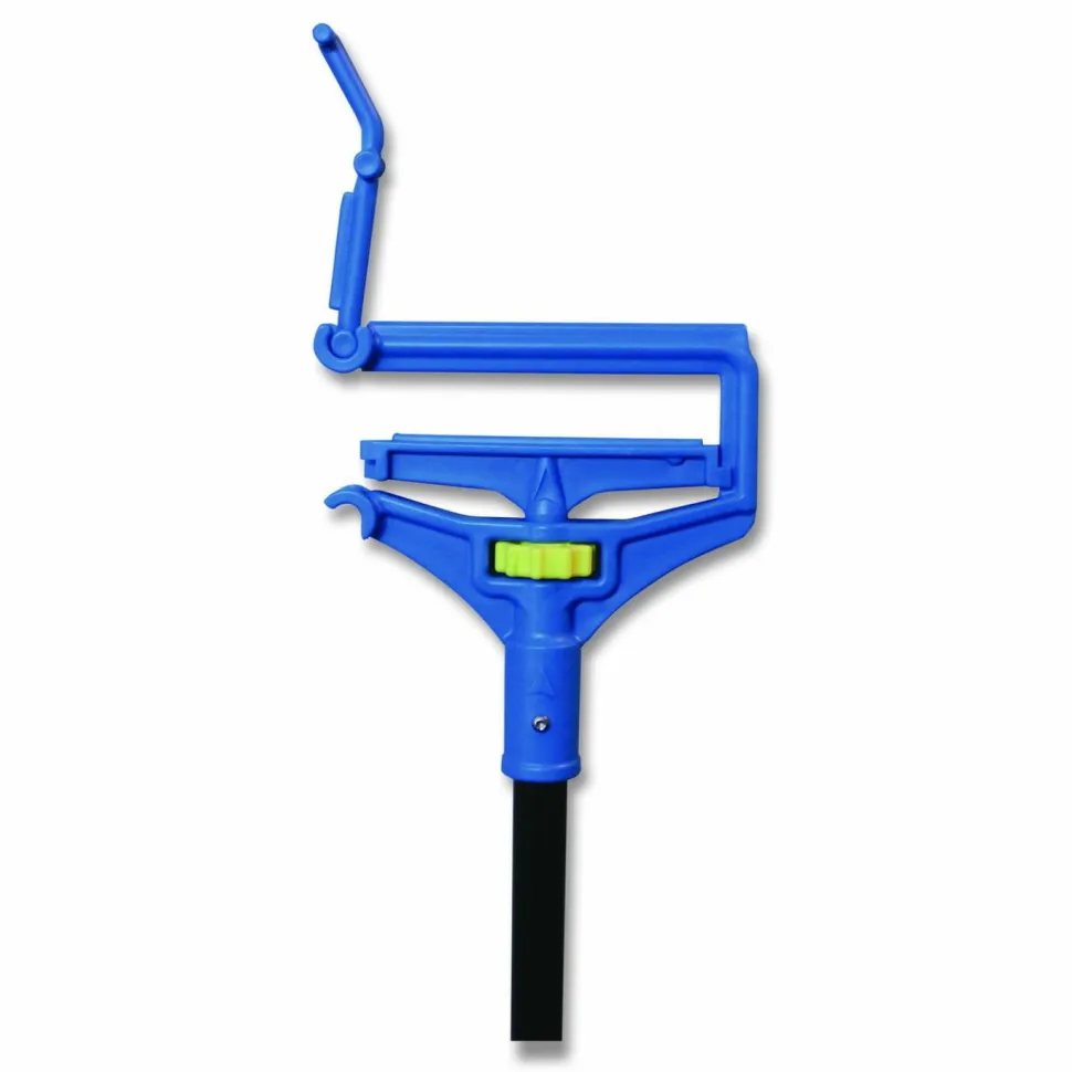 Impact Speed Change Mop Handle, 61.25", Blue/Black, 12/Carton