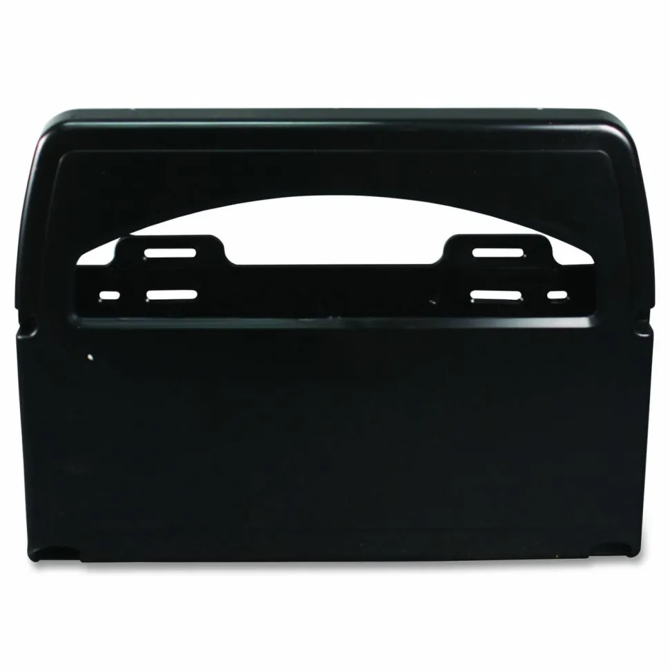 Impact Toilet Seat Cover Dispenser, 16.4 x 3.05 x 11.9, Black, 2/Carton