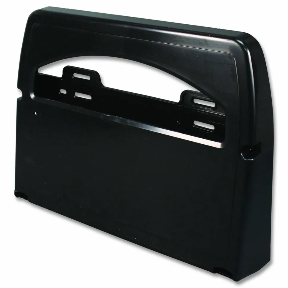 Impact Toilet Seat Cover Dispenser, 16.4 x 3.05 x 11.9, Black, 2/Carton