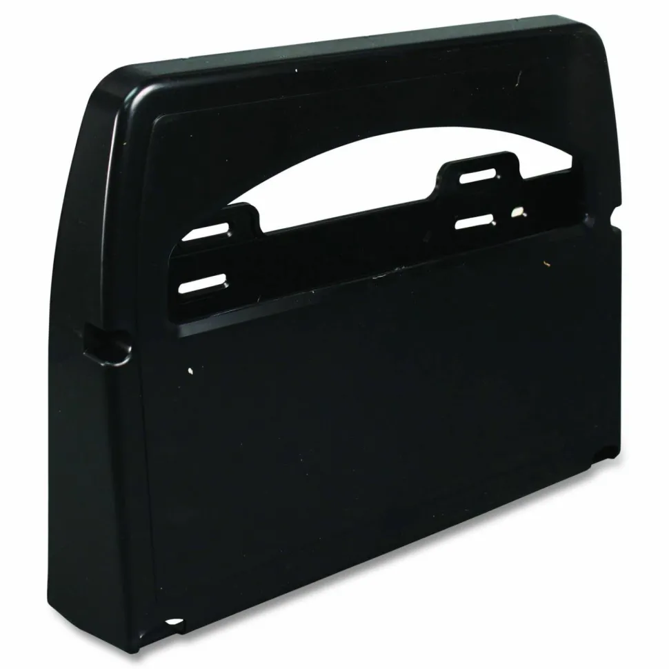 Impact Toilet Seat Cover Dispenser, 16.4 x 3.05 x 11.9, Black, 2/Carton