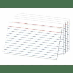 Index Cards, Ruled, 5" x 8", White, Pack Of 300, OD10003