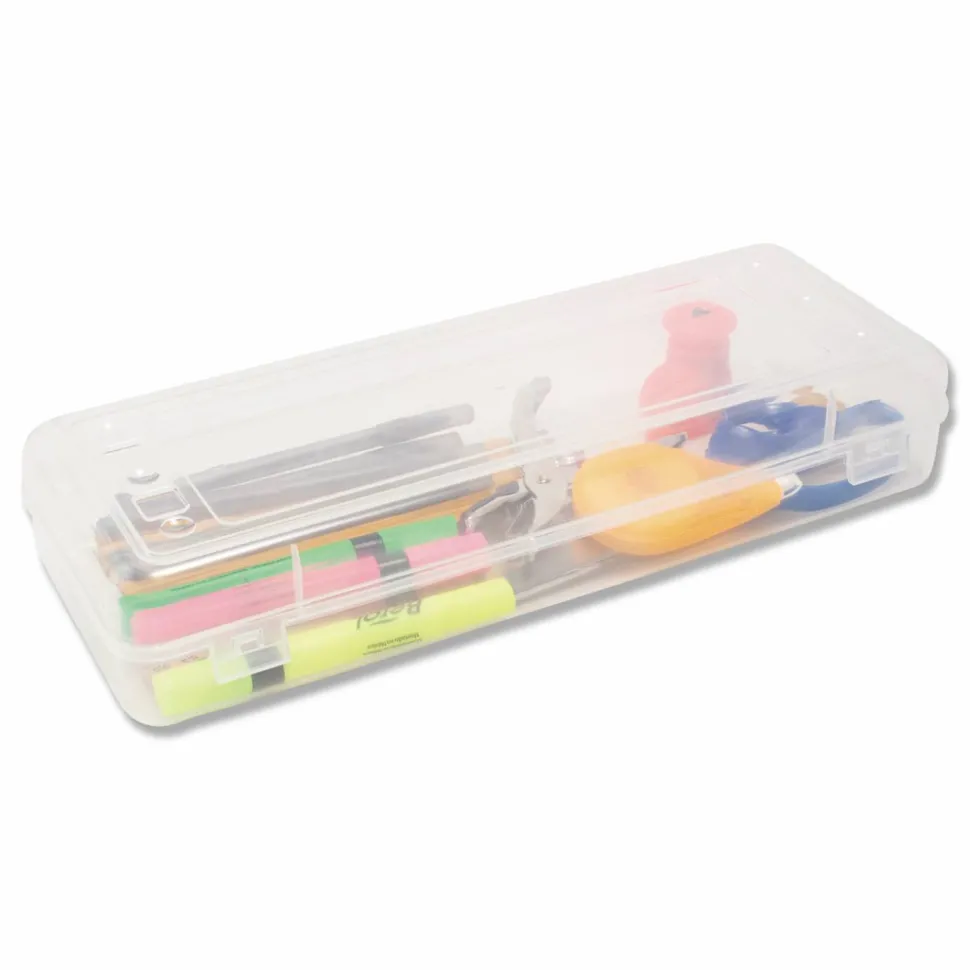 Innovative Storage Designs Stretch Art Box, 13.25" x 5" x 2.3", Clear