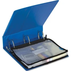 Innovative Storage Designs Infile Expanding Zipper Pouch, Black/White