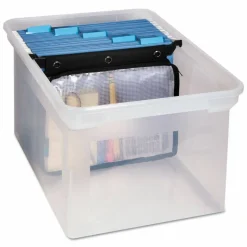 Innovative Storage Designs Infile Expanding Zipper Pouch, Black/White