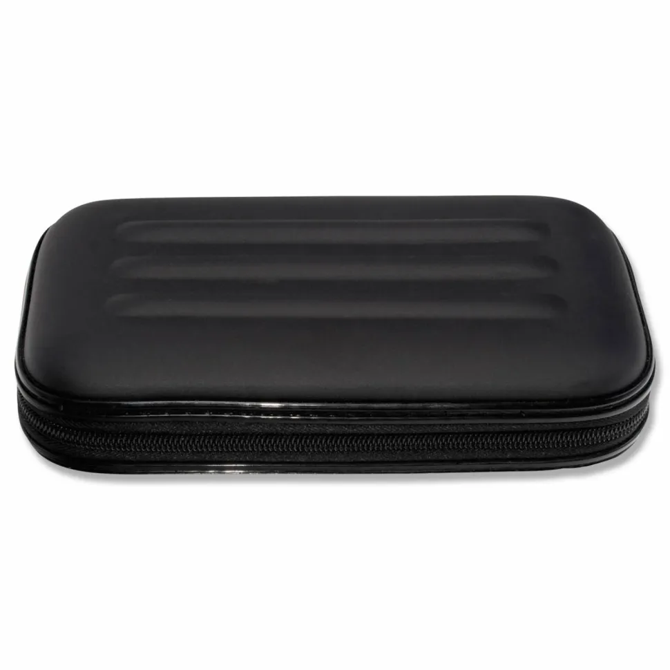Innovative Storage Designs Large Soft-Sided Pencil Case, 8.75" x 5.25" x 2", Black