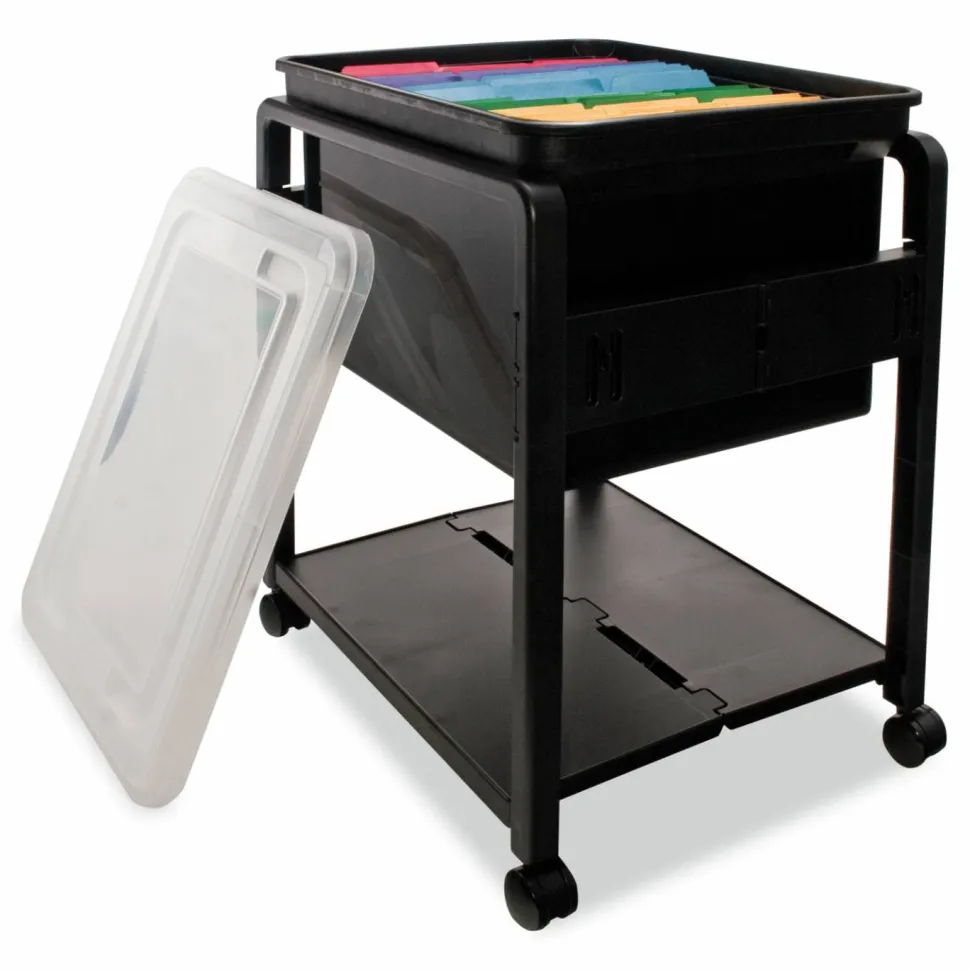 Innovative Storage SpaceMaker Fold 'N Roll Cart System, 21 3/4"H x 14 1/2"W x 18 1/2"D