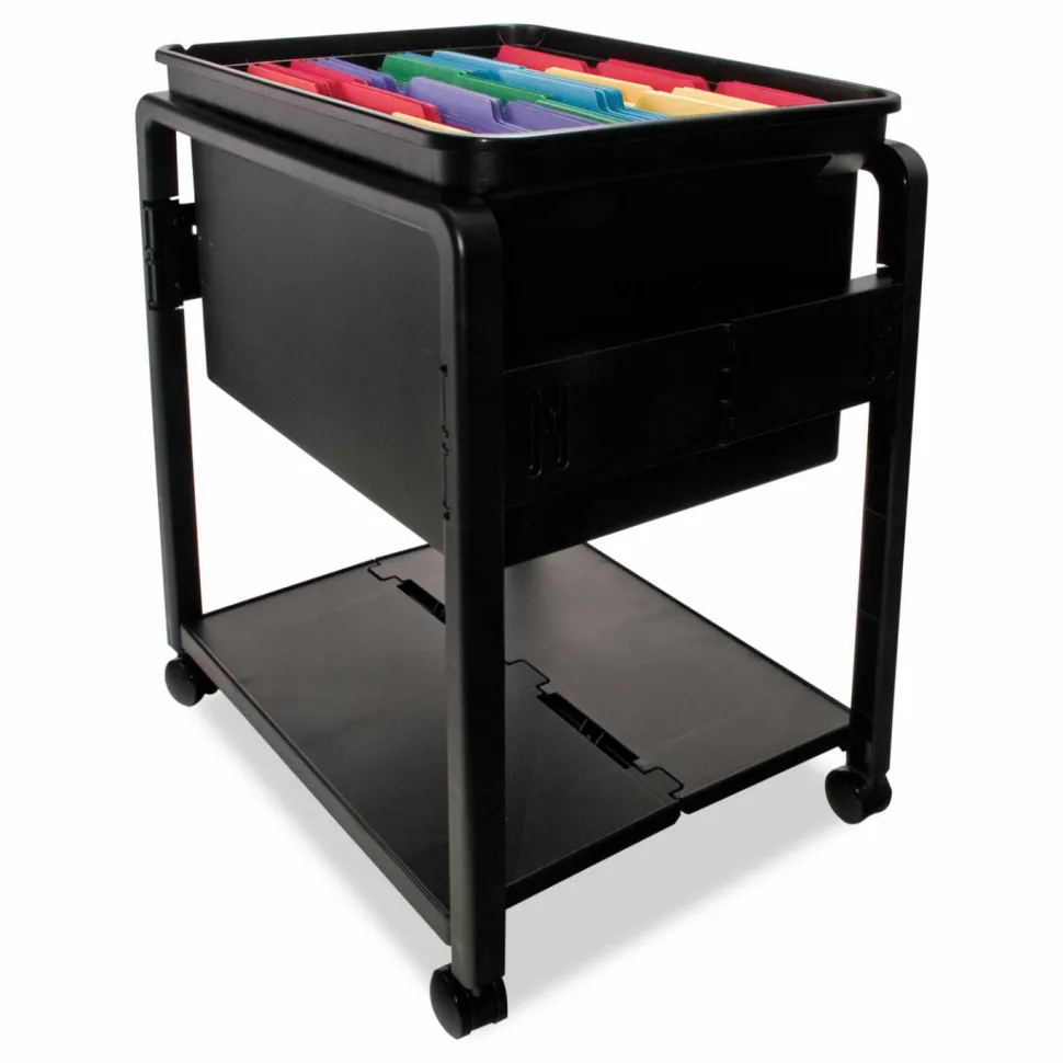 Innovative Storage SpaceMaker Fold 'N Roll Cart System, 21 3/4"H x 14 1/2"W x 18 1/2"D