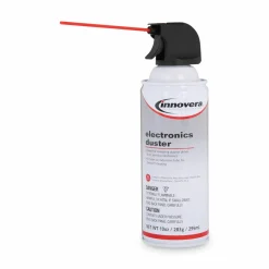Innovera Compressed Air Duster Cleaner, 10 oz Can, 6/Pack